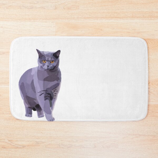 Item preview, Gray british shorthair cat designed and sold by LRM_ artz.
