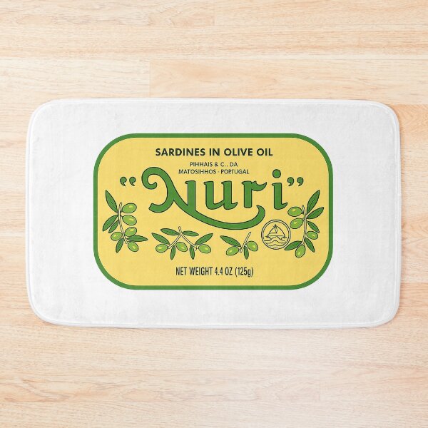 Item preview, Vintage Nuri Sardine Label Art – Portuguese Olive Oil Tin designed and sold by weirdfishes123.