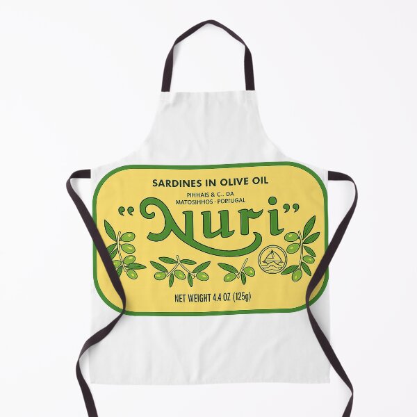 Item preview, Vintage Nuri Sardine Label Art – Portuguese Olive Oil Tin designed and sold by weirdfishes123.