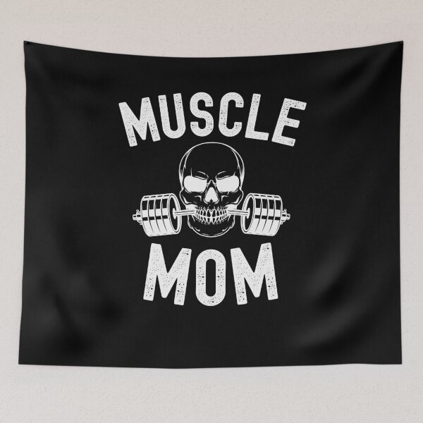 Item preview, Muscle mom gym Weightlifter mom skeleton barbell mom designed and sold by snowry.