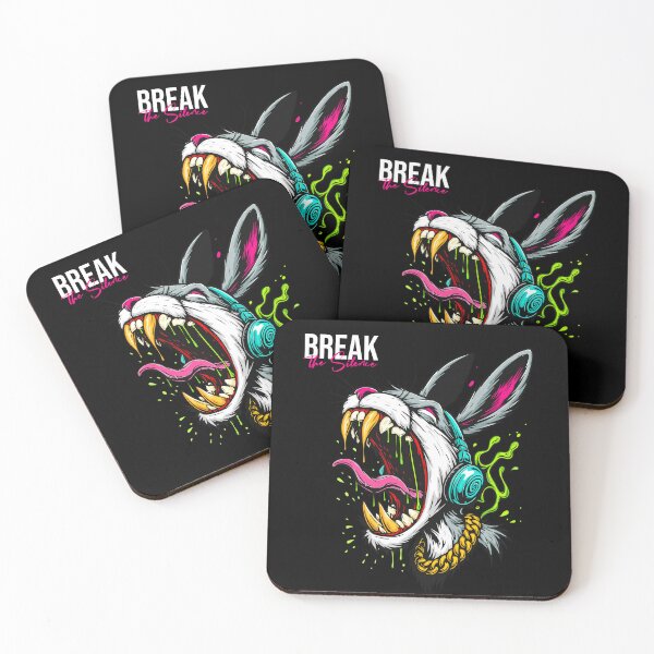 Item preview, Ferocious Neon Bunny Audio Storm designed and sold by AtuqStudio.