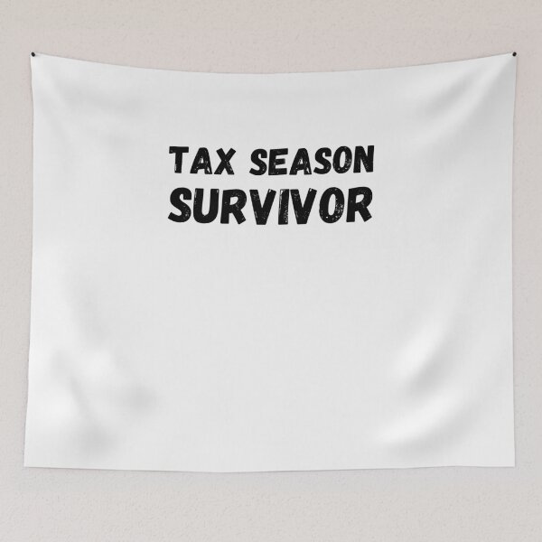 Item preview, Tax season survivor funny accounting tax CPA joke vintage designed and sold by snowry.