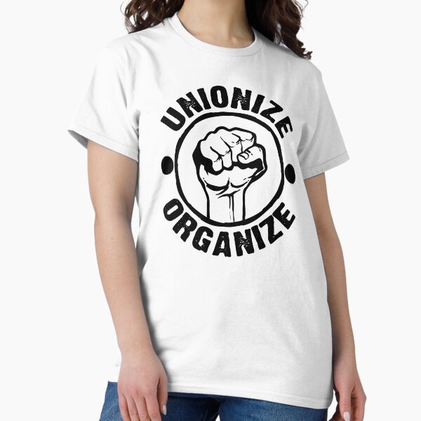 Artikel-Vorschau von ARBEITER, VEREINIGT EUCH! BILDET EINE GEWERKSCHAFT! ORGANISIERT EUCH! auf weiß, designt und verkauft von JIMBOT-JIMBOT.