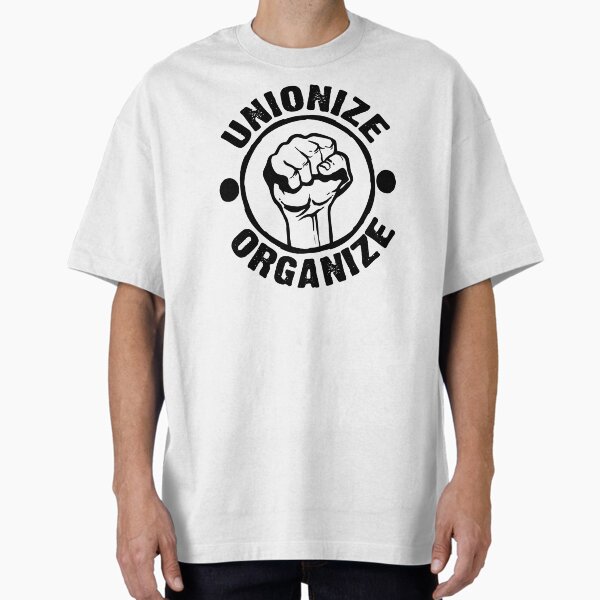 Artikel-Vorschau von ARBEITER, VEREINIGT EUCH! BILDET EINE GEWERKSCHAFT! ORGANISIERT EUCH! auf weiß, designt und verkauft von JIMBOT-JIMBOT.