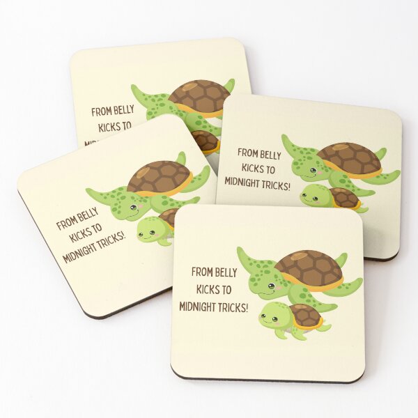 Item preview, Sea Turtles Funny Pregnancy Congratulations Card For New Parents, co-worker designed and sold by PRINYOS.