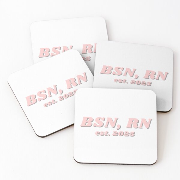 Item preview, BSN, RN Light Pink- est. 2025 designed and sold by CSdoodles.