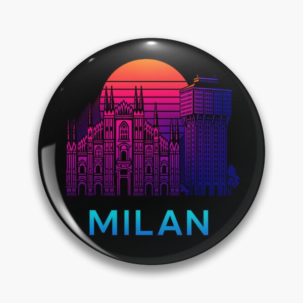 Item preview, Milan Neon Skyline Collection: Futuristic City Lights designed and sold by gocha13.