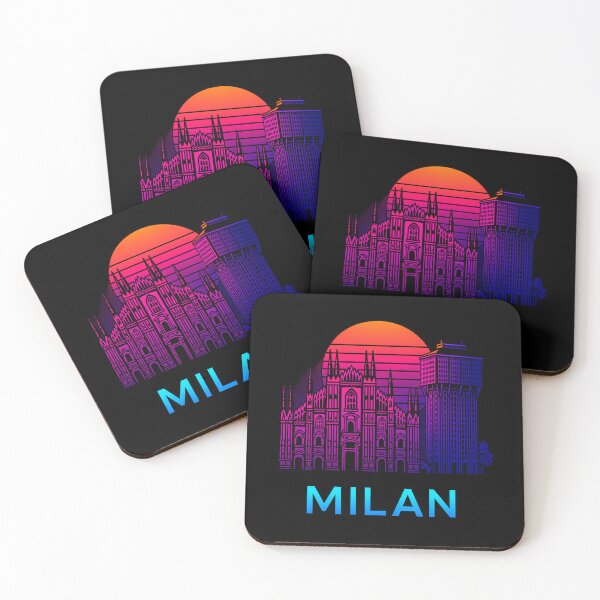 Item preview, Milan Neon Skyline Collection: Futuristic City Lights designed and sold by Design_Your_Day.
