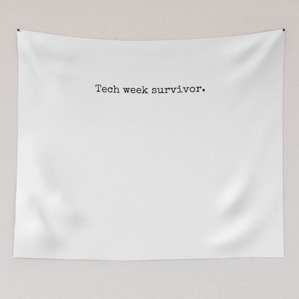 Item preview, Tech week survivor vintage funny tech Week Theatre humor designed and sold by snowry.
