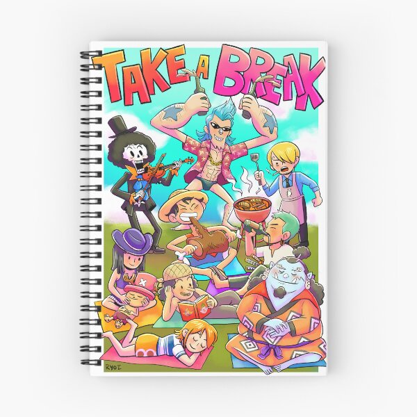 Item preview, TAKE A BREAK -  ONE PIECE designed and sold by RYOTSTORE.