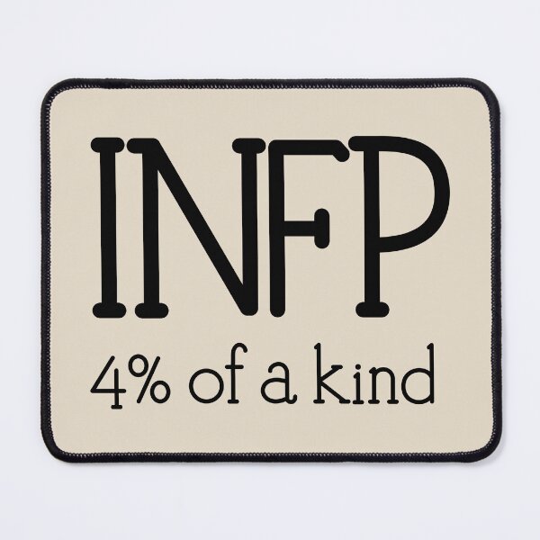 Item preview,  INFP 4% of A Kind | MBTI | Personality Type | Dreamer Quote Sticker designed and sold by MysticMagpie.