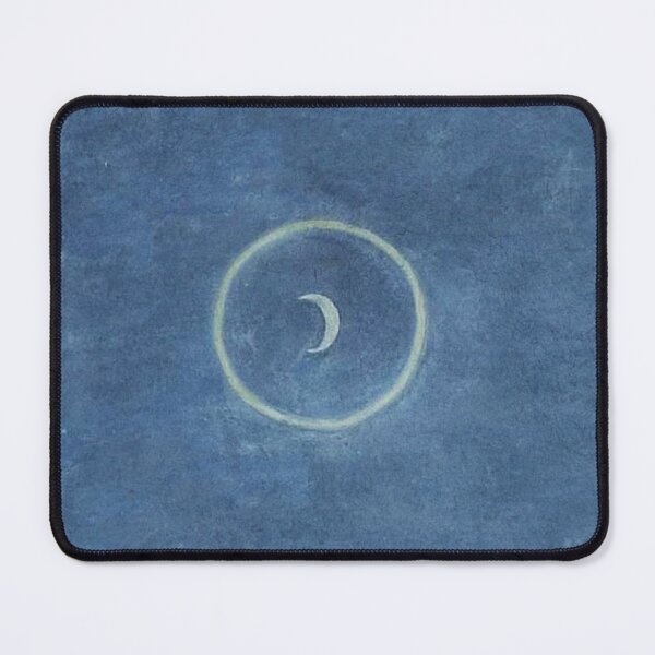 Item preview, The Moon Hides Moon Illustration Half Crescent Moon Minimalist Wall Art (Dark) designed and sold by PosteriaArchive.