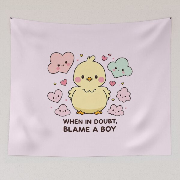 Item preview, When in Doubt, Blame a Boy designed and sold by Boy Bye Boutique.