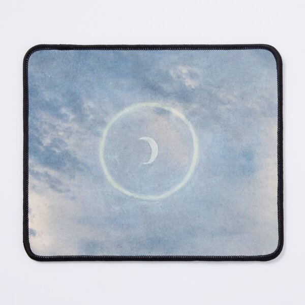 Item preview, The Moon Remembers Moon Illustration Half Crescent Moon Minimalist Wall Art (Light) designed and sold by PosteriaArchive.