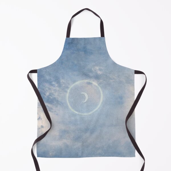 Item preview, The Moon Remembers Moon Illustration Half Crescent Moon Minimalist Wall Art (Light) designed and sold by PosteriaArchive.