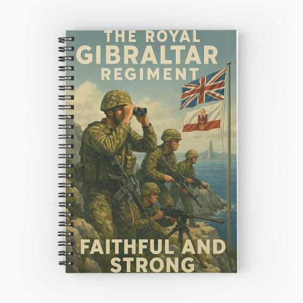 Item preview, The Royal Gibraltar Regiment Faithful and Strong designed and sold by Skyframe Aviation.