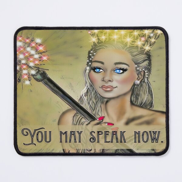 Item preview, Radiant Queen Art – “You May Speak Now” designed and sold by gleefulme.