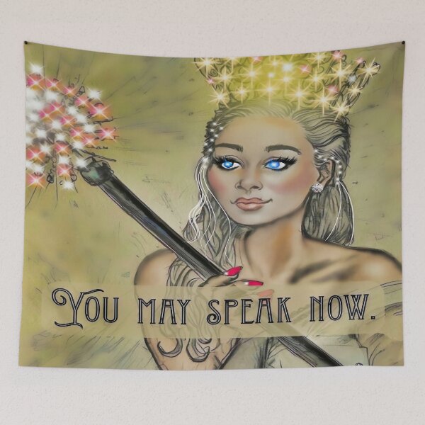 Item preview, Radiant Queen Art – “You May Speak Now” designed and sold by gleefulme.