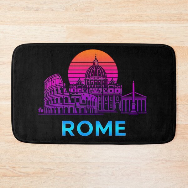 Item preview, Rome Neon Skyline Collection: Futuristic City Lights designed and sold by Design_Your_Day.
