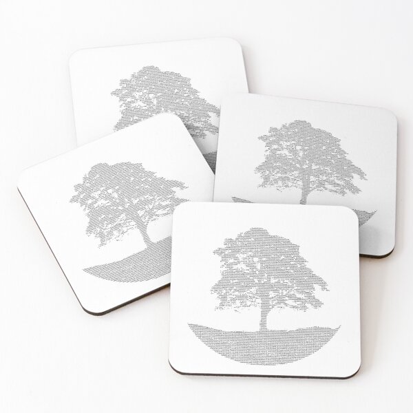Item preview, ASCII Art of the Lone Tree from the Sycamore Gap designed and sold by Digital Nettle Tea.