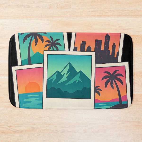 Item preview, Memory Lane Retro Travel Poster designed and sold by MysticArtisan.