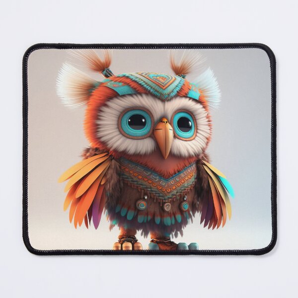 Item preview, A cute cartoon owl dressed as a shaman. designed and sold by DSAHART.