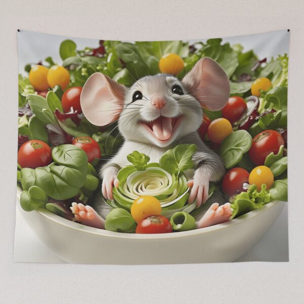Item preview, The Happy Healthy Mouse designed and sold by NoraRoseArts.