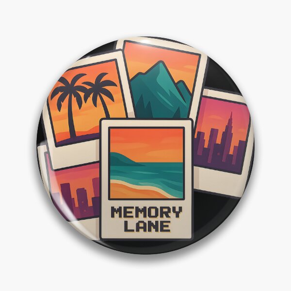 Item preview, Memory Lane Retro Vacation Poster designed and sold by MysticArtisan.