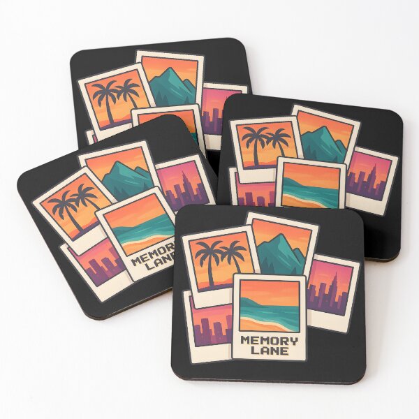 Item preview, Memory Lane Retro Vacation Poster designed and sold by MysticArtisan.