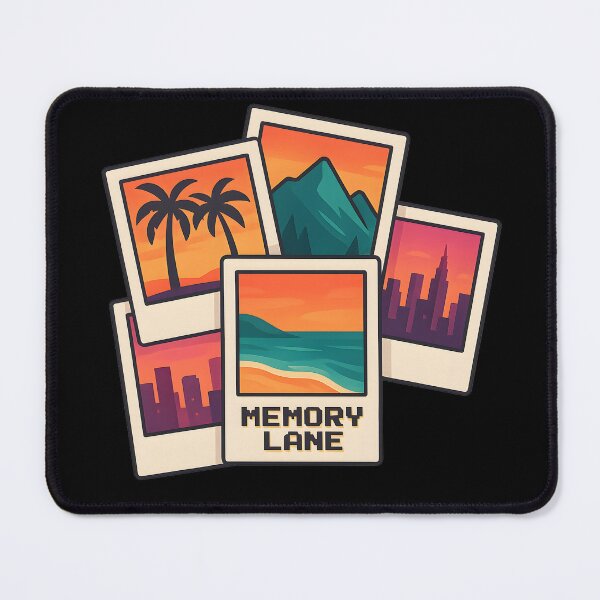 Item preview, Memory Lane Retro Vacation Poster designed and sold by MysticArtisan.