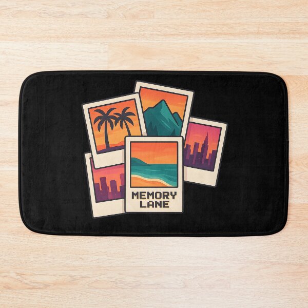 Item preview, Memory Lane Retro Vacation Poster designed and sold by MysticArtisan.