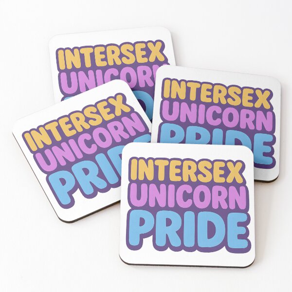 Item preview, Intersex Unicorn Pride – Bold Typography designed and sold by Haus Of Sin.