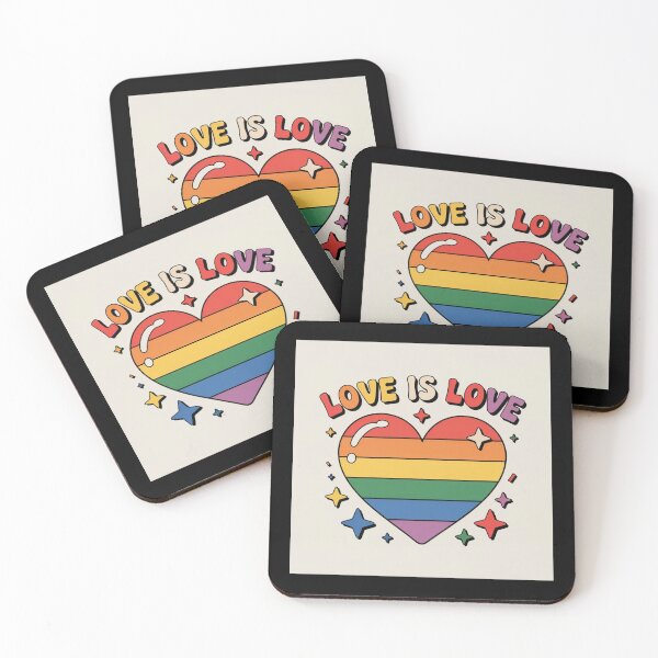 Item preview, LGBTQIA+ Love Is Love Heart designed and sold by Reichcorp.
