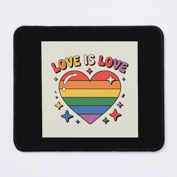 Item preview, LGBTQIA+ Love Is Love Heart designed and sold by Reichcorp.
