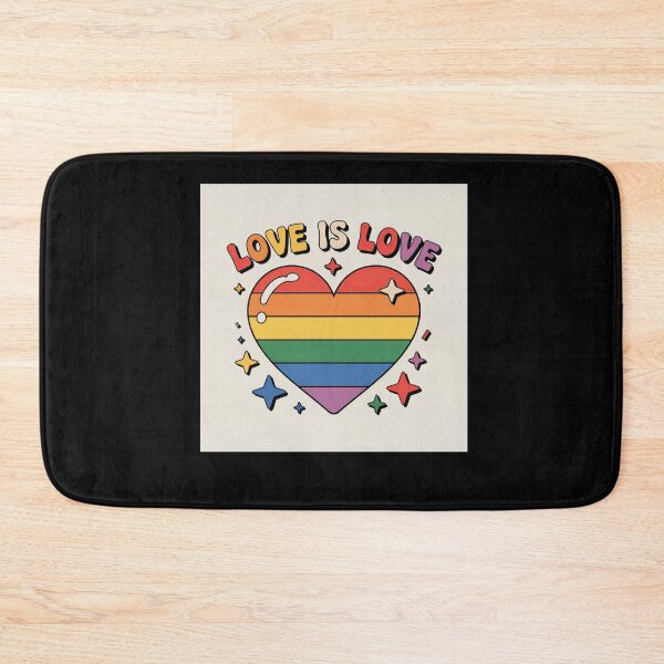 Item preview, LGBTQIA+ Love Is Love Heart designed and sold by Reichcorp.