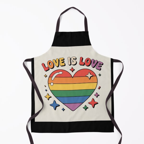 Item preview, LGBTQIA+ Love Is Love Heart designed and sold by Reichcorp.