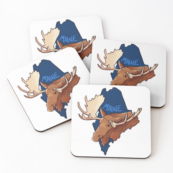 Item preview, Maine State Mammal - Moose designed and sold by littlealiart.
