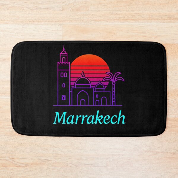 Item preview, Marrakech Neon Skyline Collection: Futuristic City Lights designed and sold by Design_Your_Day.