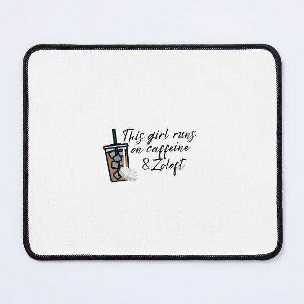Item preview, Caffeinated and Medicated Daily designed and sold by PopVerve.