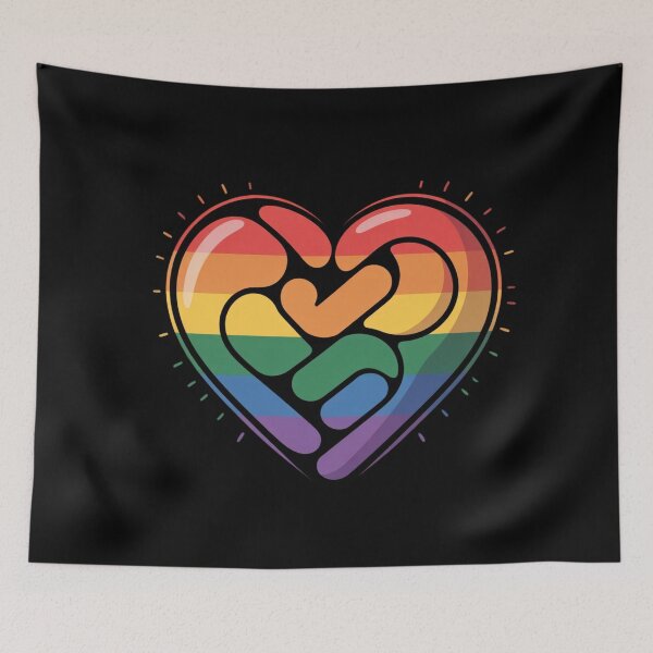 Item preview, LGBTQIA+ Heart of Unity designed and sold by Reichcorp.