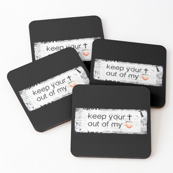 Item preview, Keep your cross out of my peach designed and sold by Abbelin Rose.