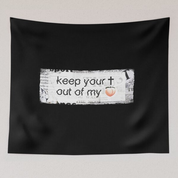 Item preview, Keep your cross out of my peach designed and sold by Abbelin Rose.