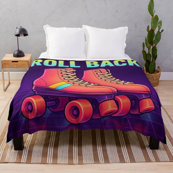 Item preview, Roll Back Retro Skating Poster designed and sold by MysticArtisan.