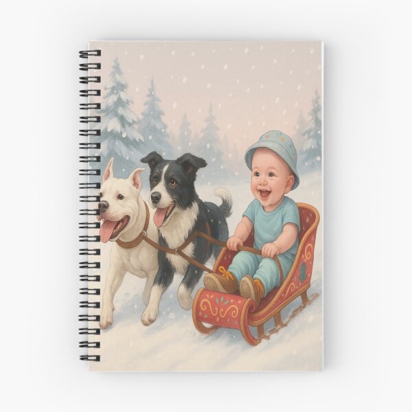Item preview, Sled Ride Through First Snowfall  designed and sold by Moshop08.