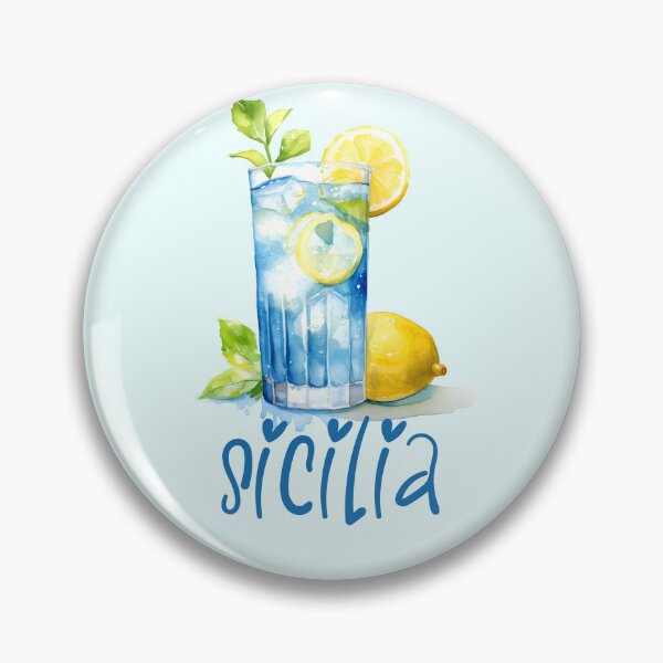 Item preview, Sicilia Love – Italian Lemonade Watercolor Design designed and sold by EmeraldeaArt.
