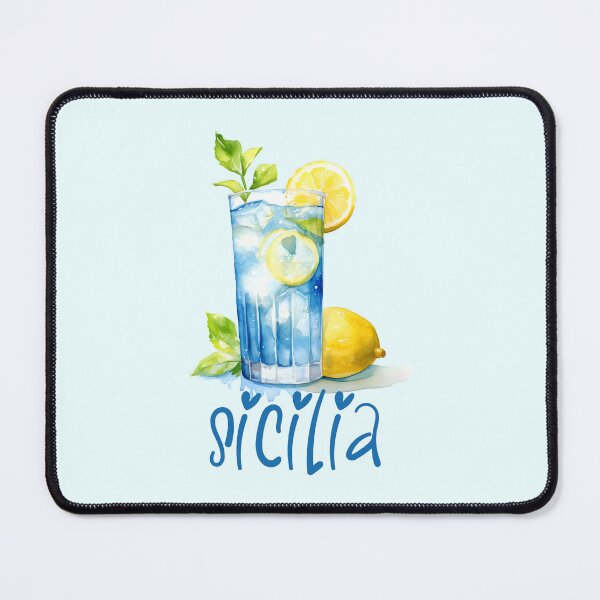 Item preview, Sicilia Love – Italian Lemonade Watercolor Design designed and sold by EmeraldeaArt.