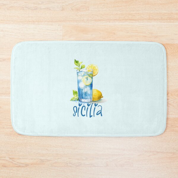 Item preview, Sicilia Love – Italian Lemonade Watercolor Design designed and sold by EmeraldeaArt.