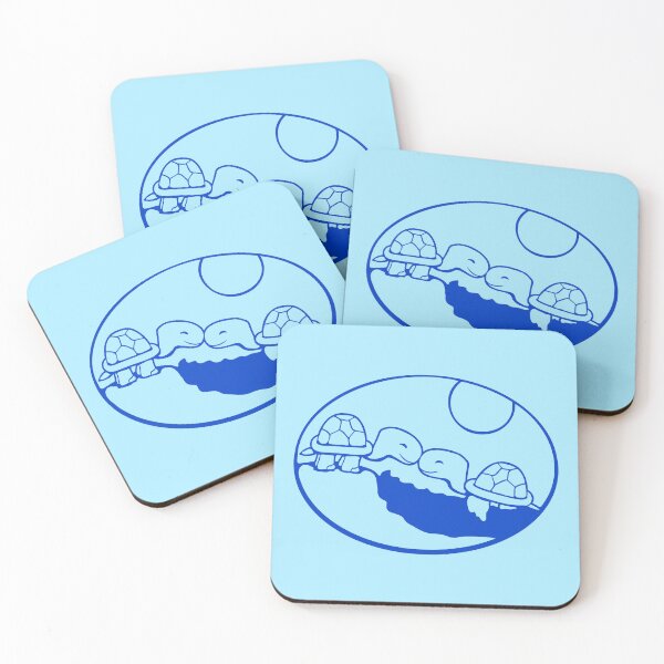 Item preview, 2 Cute Water Turtles Beach Sea Couple Love Valentine's Day designed and sold by shirt-o-mat.