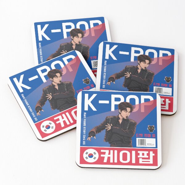 Item preview, Dynamic K-Pop Star Poster Graphic designed and sold by KiwiRider.