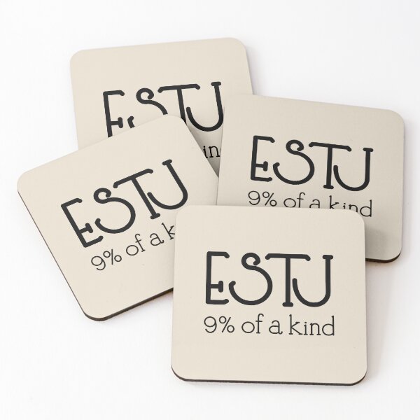 Item preview, ESTJ 9% of A Kind | MBTI Personality Type | Natural Leader Quote Sticker  designed and sold by MysticMagpie.